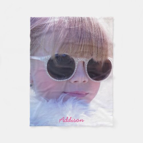 Personalized Fleece Blankets Add Photo And Name