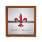Personalized Fleur de Lis Heart