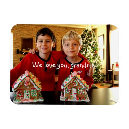Personalized Flexible Photo Magnets For Grandma