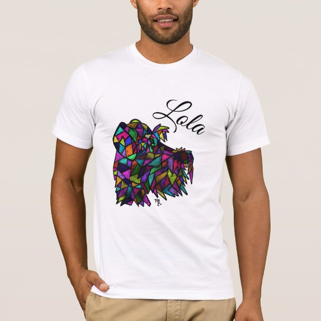 Personalized Floppy Eared Schnauzer Shirt (Front)