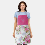 Personalized Floral Apron
