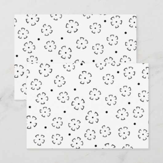 Personalized Floral Birthday Gift Folder (Front/Back)