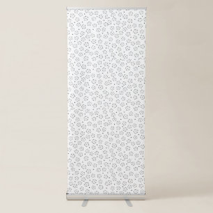 Personalized Floral Birthday Gift Folder Retractable Banner