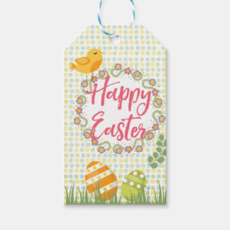 Personalized Floral Bunny Easter Gift Tags