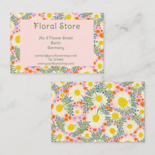 Personalized Floral Business card
