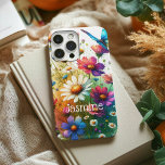 Personalized Floral & Butterfly Phone Case<br><div class="desc">Protect your phone in style with this Personalized Floral & Butterfly Phone Case. Featuring a vibrant, colorful design of blooming flowers and fluttering butterflies, this case is a perfect blend of elegance and whimsy. Customize it with your name for a unique and personal touch! Designed for durability and functionality, it...</div>