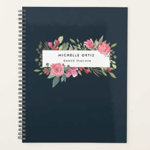 Personalized Floral Dance Teacher Planner