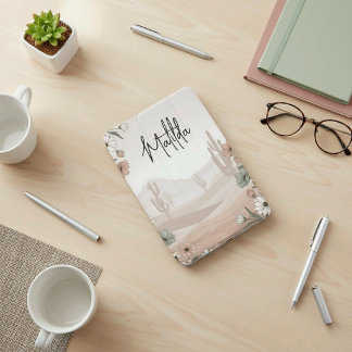 Personalized floral design iPad Smart Cover