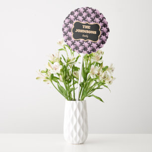 Personalized Floral Family name design Balloon
