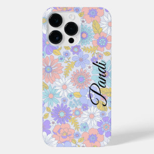personalized floral garden iPhone 14 pro max case