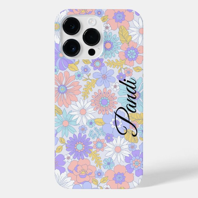 personalized floral garden iPhone case (Back)