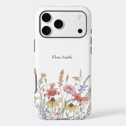Personalized Floral Garden - (Name your garden) iPhone 17 Pro Max Case