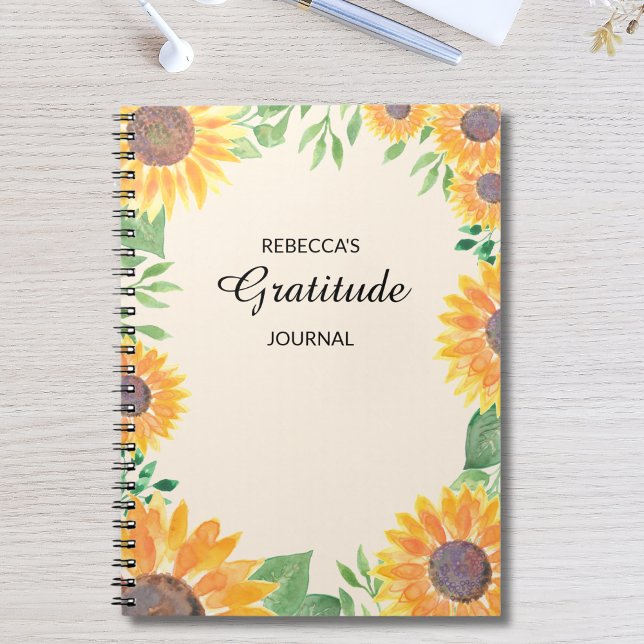 Personalized Floral Gratitude Journal (Creator Uploaded)