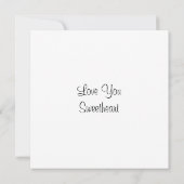 Personalized Floral Heart Frame Romantic Gift (Back)