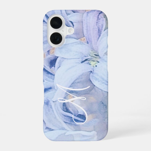 Personalized Floral  Iphone Case (Back)