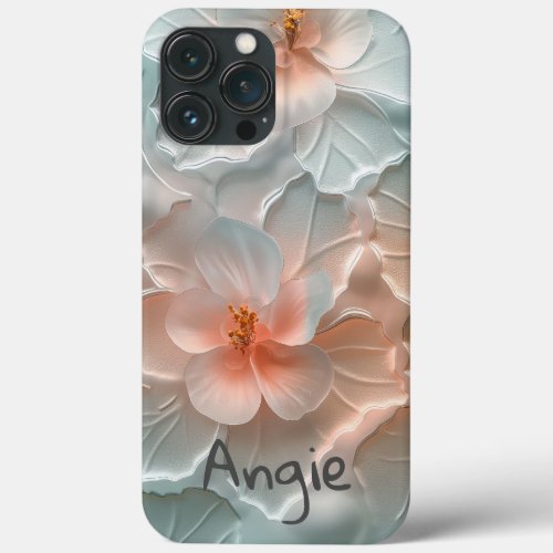 Personalized Floral iPhone Case for Teens _ Custom