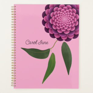Personalized Floral Journal -Spiral Bound Planner