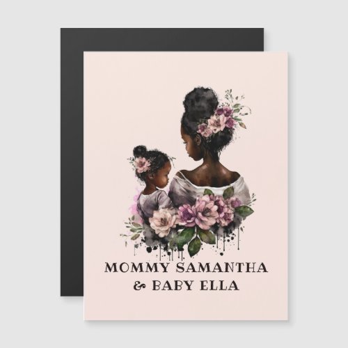 Personalized Floral Mom and Baby 2