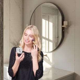 Personalized Floral Mommy Compact Mirror