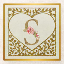 Personalized Floral Monogram, From A to Z