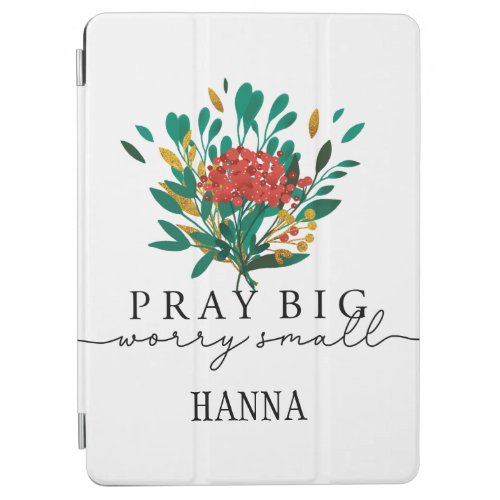 Personalized Floral Motivational Ipad Air Cover