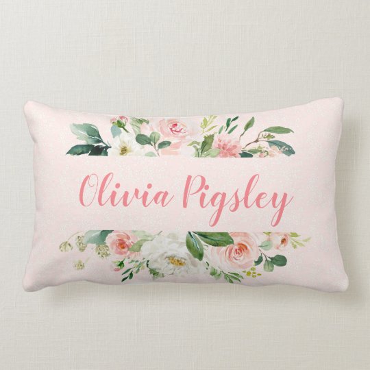 Personalized Fl Nursery Pillow Personalized Fl Nursery Pillow