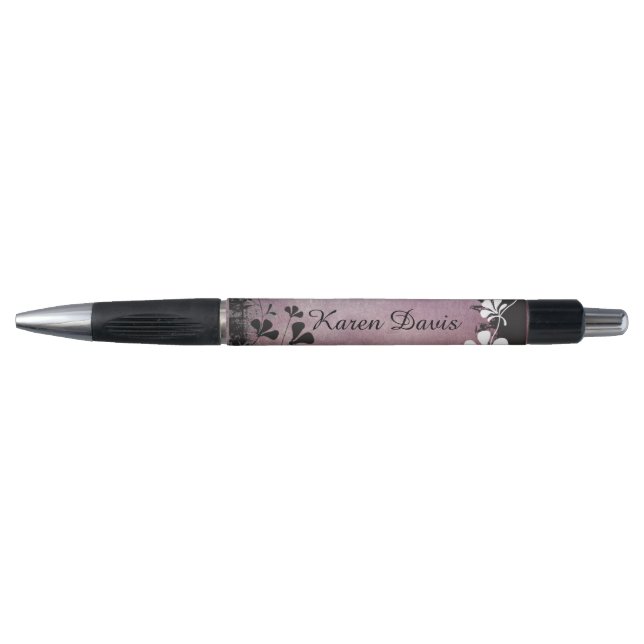 Personalized Floral Pens (Front)