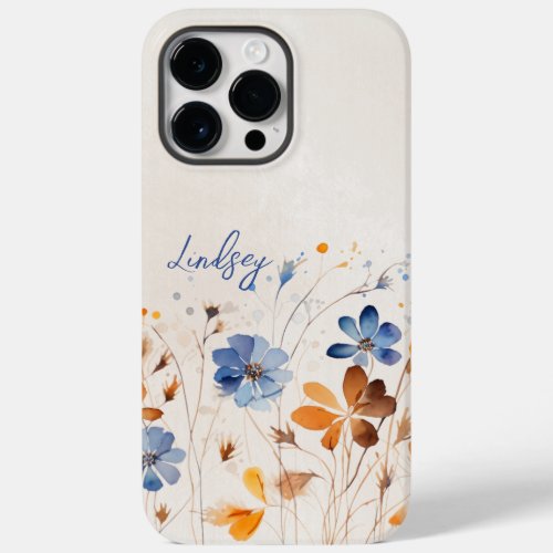 Personalized Floral Phone Case