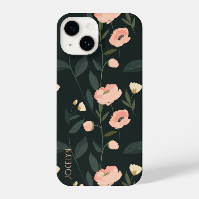 Personalized floral phone case (Back)