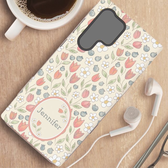 Personalized Floral Phone Case (Personalized Floral Phone Case)