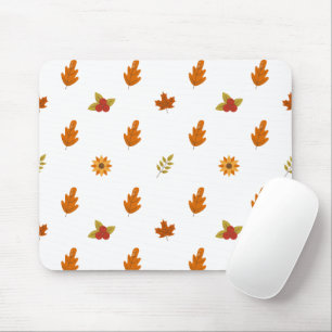 Personalized Floral Photo Modern Mouse Pad