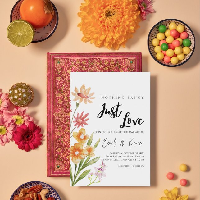 Personalized Floral Wedding Invitation (Creator Uploaded)