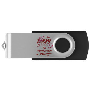 Personalized Floral Wedding Invitation Suite Flash Drive