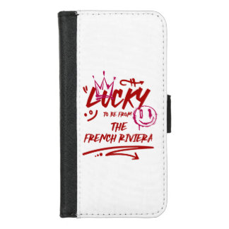 Personalized Floral Wedding Invitation Suite iPhone 8/7 Wallet Case