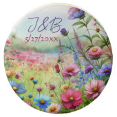 Personalized Floral Wedding Personalized Chocolate Covered Oreo (Front)