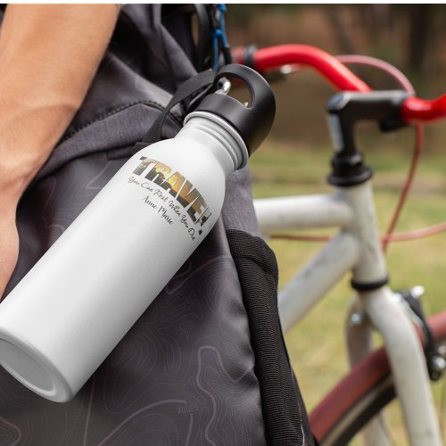 Personalized Florida Camping Travel Destination Water Bottle