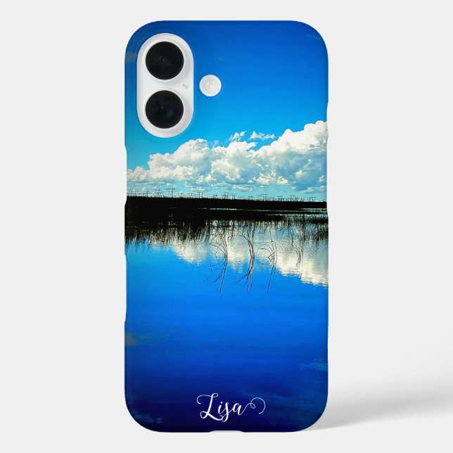 Personalized Florida Everglades Apple iPhone Case (Back)