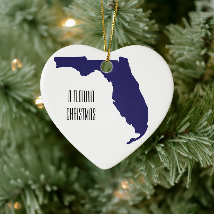 Personalized Florida Ornament Zazzle