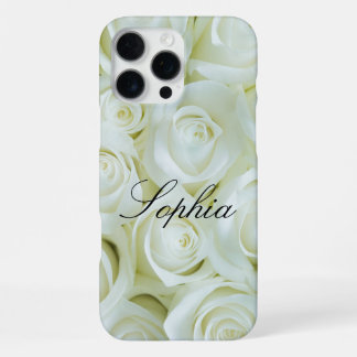 Personalized Flower Design iPhone 16 Pro Max Case