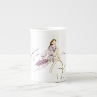 Personalized Flower Fairy Bone China Mug