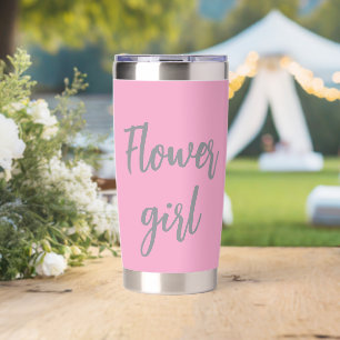 Personalized Flower Girl Insulated Tumbler