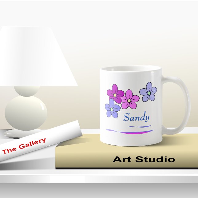 Personalized Flower Mugs (Creator Uploaded)
