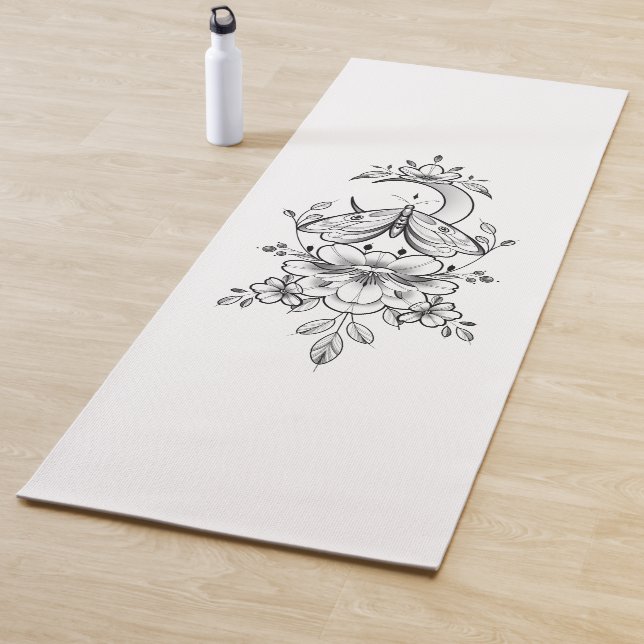 personalized flowered yogamato yoga mat (In Situ)