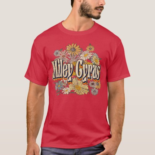 Personalized Flowers Cyrus Proud Name Vintage Beau T_Shirt