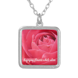 Personalized Flowers Necklace