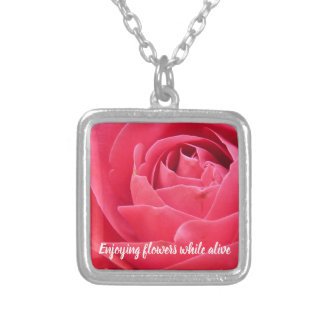 Personalized Flowers Necklace