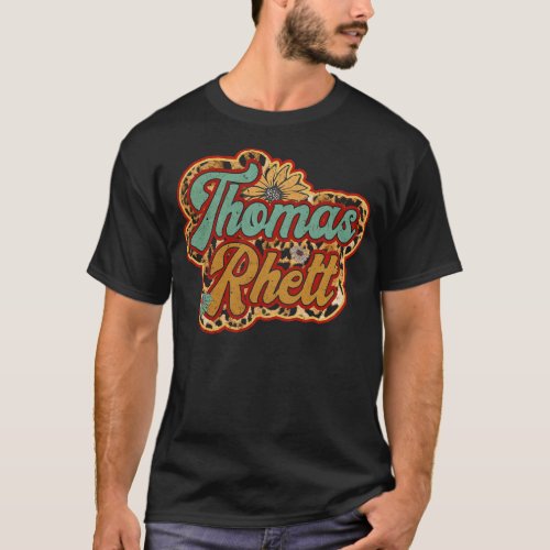 Personalized Flowers Rhett Proud Name Vintage Beau T_Shirt