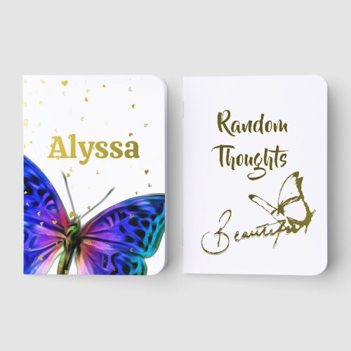 Personalized  foil vow books