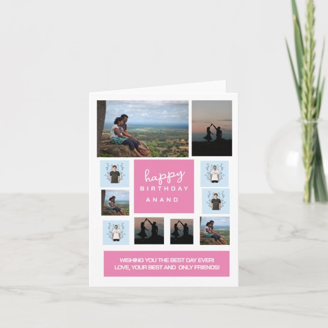 Personalized - Folded Greeting Card (Front)