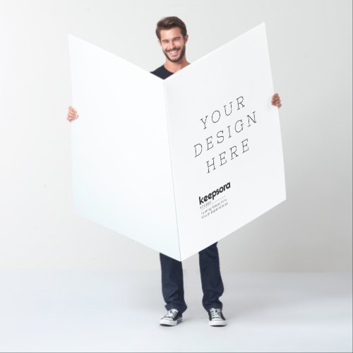 Personalized Folded Greeting Card